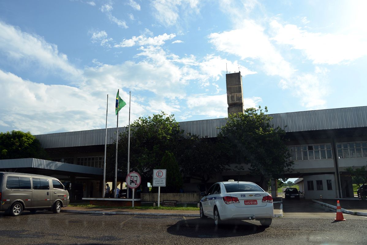 04 We Stopped At The Brazil Border Post To Show Our Brazil Visa